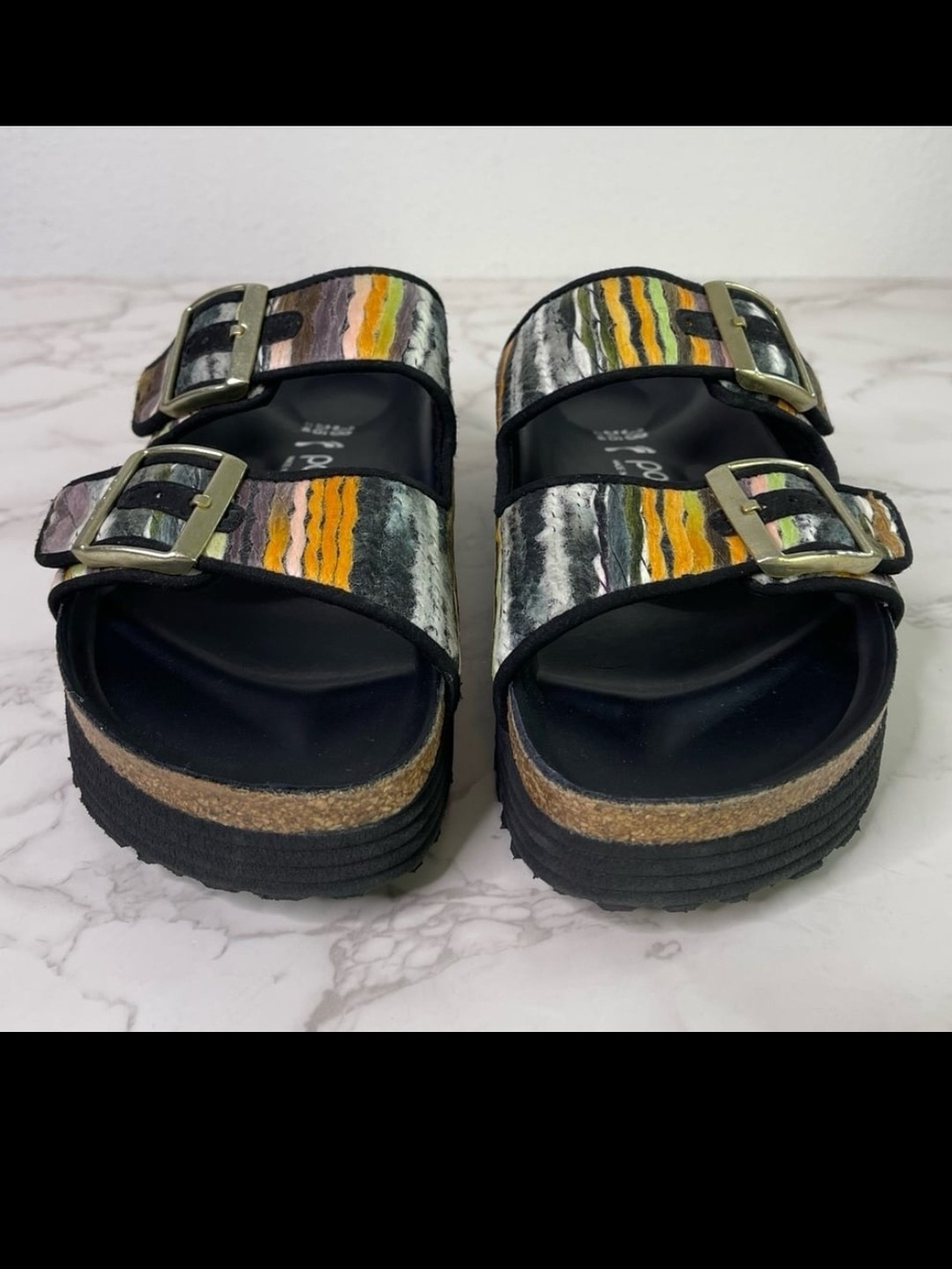 Birkenstock Papillio Arizona Flex Platform Sandals 38 - Picture 3 of 12